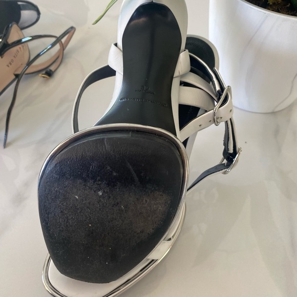 Alexander Wang White Leather Strappy Sandals – Size 39 - Picture 6 of 9